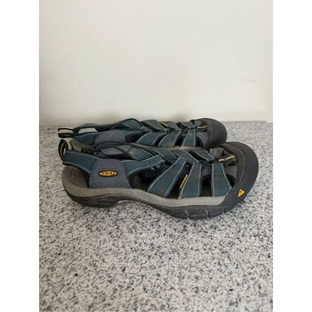 KEEN Newport H2 Sandal - Men's 7 Blue Walking Hiking Camping Outdoor Water Frien